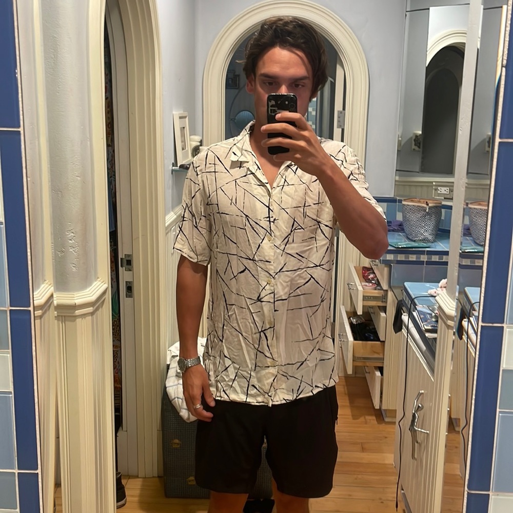 All saints button down shortsleeve